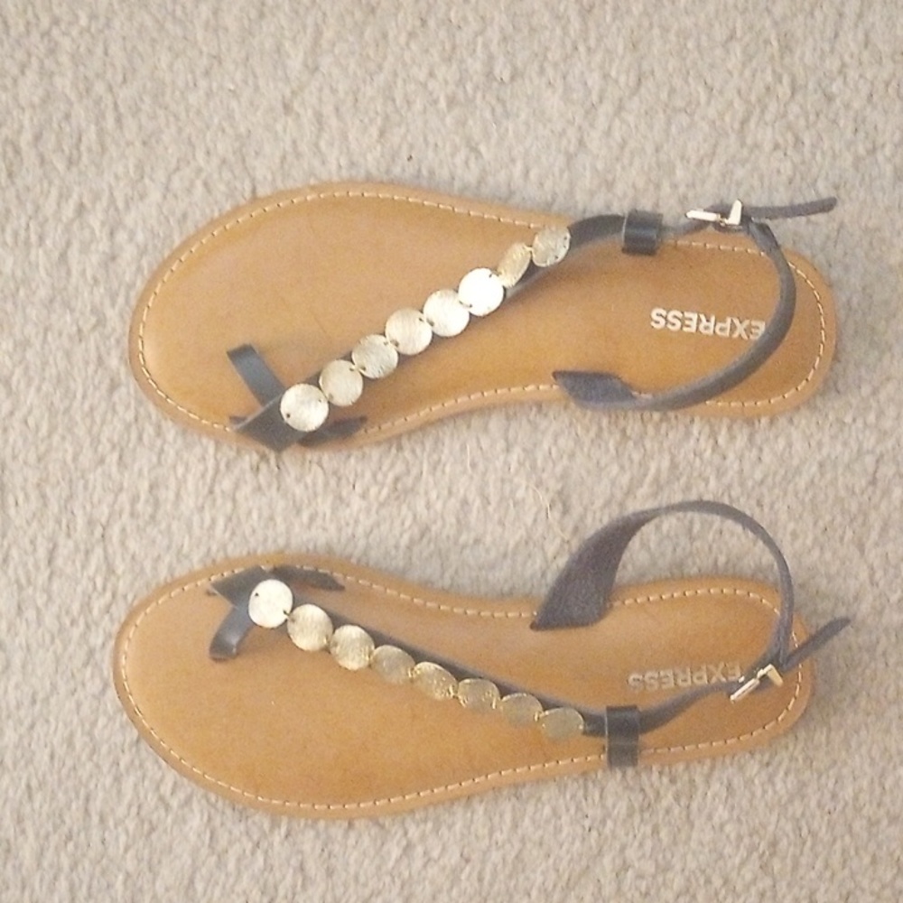 NWOT Boho Coin Sandals